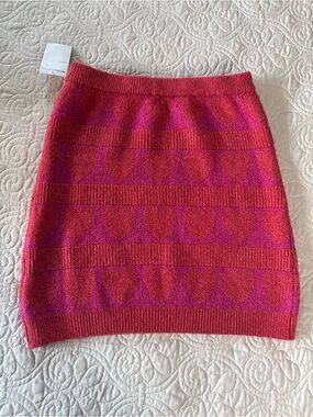 Vibrant NWT Freshman 1996 Heart Patterned Skirt